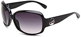Marc by Marc Jacobs Women's MMJ 219/S 0D28 Rectangle Sunglasses,Shiny Black Frame/Grey Shade Lens,One Size