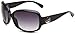 Marc by Marc Jacobs Women's MMJ 219/S 0D28 Rectangle Sunglasses,Shiny Black Frame/Grey Shade Lens,One Size