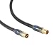 KabelDirekt Antennenkabel Koax Stecker > Koax Kupplung 100 dB 75 Ohm HDTV FullHD 2m