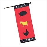 EVERYBODY MEAT HERE BANNER B37-755