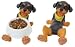   - DF-222 ROTTWEILER CARTOON STYLE FEEDING BOWL