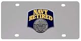 AHSLP10141 US Navy Retired License Plate