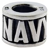 Authentic Biagi Sterling Silver US Navy Military European Charm Bead