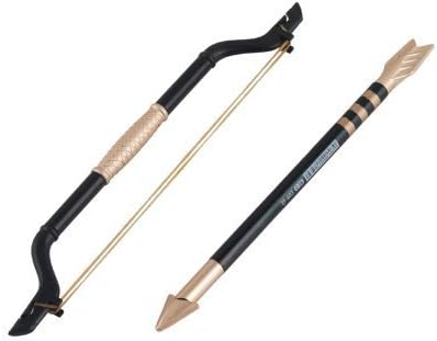 Ancient Creative Bow &amp; Arrow Shaped Pen Set Gel Pen Ballpoint Pen Set COLOR Black &amp; Golden