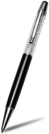 Accessorise 2-in-1 Crystalline Capacitive Stylus with Ballpoint Pen / Perfect Birthday and Anniversary Gift (Black)