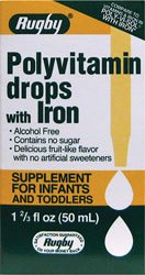 POLY-VIT DROPS W/IRON ***RUG - 1 2/3 fl oz(50 ml)