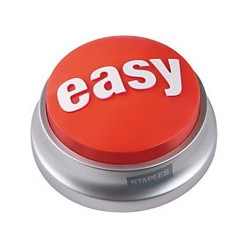 Set A Shopping Price Drop Alert For Staples Talking EASY BUTTON - Complete With Batteries