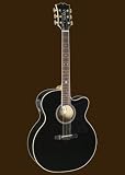 Sierra SJ88CEBK Full-Bodied Acoustic Electric Cutaway Guitar Set- Tahoe Series