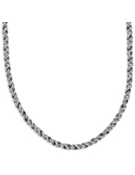 Relios Sterling Silver Twist Rope Chain Necklace - 18"