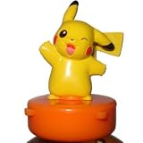 Pikachu - Pokemon Black & White BW2 Rubber Stamp Figure Takara Tomy NintendoIMAGE