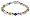 Sterling Silver Cats Eye Multi Color Beads 7