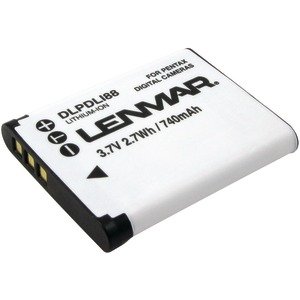 Lenmar DLPDLI88 Digital Camera Battery Equivalent to the Pentax D-Li88 and Sanyo DB-L80 Batteries
