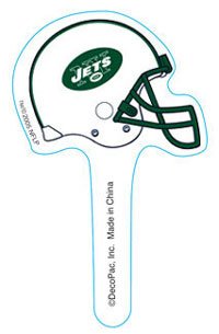 NFL New York Jets Cupcake Pics 12 Pack
