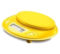 Salter 5201Yldr Yellow  5Kg/11Lb Electronic Platform Kitchen Scale