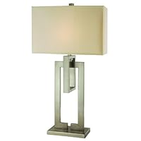 Trend Lighting TT7300 Brushed Nickel Table Lamp from the Precision Collection, Brushed Nickel
