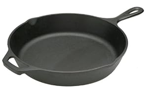 Lodge L8SK3 Pre-Seasoned Cast-Iron Skillet, 10.25-inch