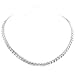 Sterling Silver Flat Curb Link Necklace 18