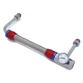 Spectre 29603 Universal Dual Feed Fuel Hose - Chrome