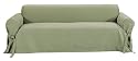 Classic Slipcovers Brushed Twill Sofa Slipcover, Sage