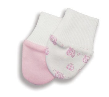Childrens Toyshop  Toys : Twin Pack Print Scratch Mitten Pink One Size