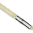 Two Tone Men's Modish Stampato Diamond Bracelet