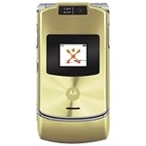Motorola RAZR V3xx Gold Phone (AT&T, Phone Only, No Service)