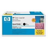 HP Color LaserJet Q6470A Print Cartridge in Retail Packaging (2-Pack)