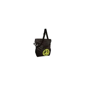 Amy Michelle Ecobaby Totes World Peace - Black - World Peace
