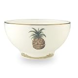 Lenox Colonial Bamboo Gold Banded Bone China Rice Bowl