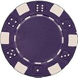 Clay Composite Dice Poker Chips 25 11.5 Gram Purple Poker Chips