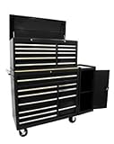 42 Import Combo with Side Box - Black - CRN421011B, by International Tool Boxes - International Tool Boxes - CRN421011B