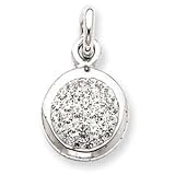 Sterling Silver Swarovski Crystal Pendant
