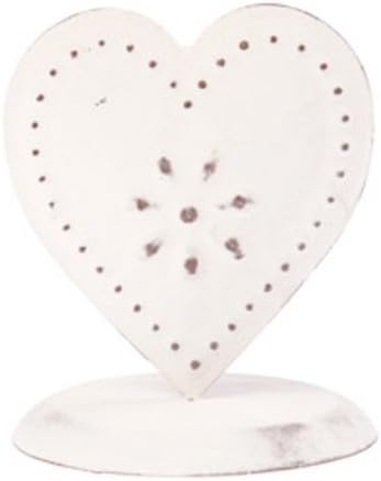 Luck And Luck Mini Heart Photo Memo Clip - Wedding Place Setting Table Holder Cream Shabby Chic