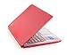 iPearl mCover Hard Shell CASE for 15.6-inch HP Envy 6 1XXX Series sleekbook Laptop (Red)