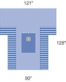 ^Proxima Extremity T-Drape - Extremity T-Drape Min.Order is 1 CS ( 6 Each / Case; )