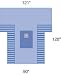 ^Proxima Extremity T-Drape - Extremity T-Drape Min.Order is 1 CS ( 6 Each / Case; )