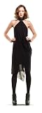 SILK GEORGETTE HALTER DRESS