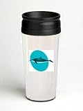 16 oz. Double Wall Insulated Tumbler with dolphin - Paper Insert