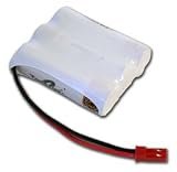 3.6V 2300mAh NiMH Side by Side Battery Packs with Hitec Connector for RC airplanes, Walking robot etc.