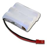 3.6V 2300mAh NiMH Side by Side Battery Packs with Hitec Connector for RC airplanes,... by Tenergy