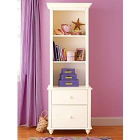 Kitchen: Antique White Childrens Bookcase & Nightstand Bookcase & Nightstand Set Antique White 25.5 x...