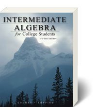 Intermediate Algebra For College Students 5Th Fifth Edition