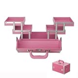 Japonesque Medium Train Case (Pink)