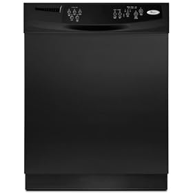 Whirlpool Black Full Console 24 Inch Dishwasher GU3100XTVB by 