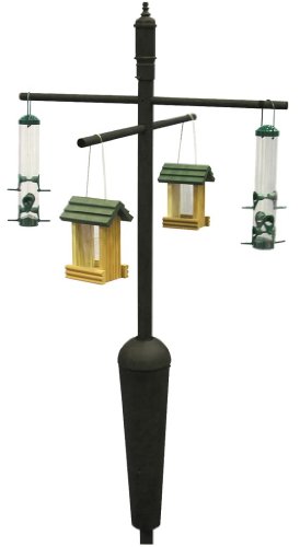 Squirrel Stopper  SQC05 Black Squirrel Stopper Pole and Baffle Set