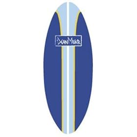 LA Rug Surfboard 16 by 47 Inch Nylon Rug, Blue LA Rug Surfboard 16-by-47-Inch Nylon Rug, Blue