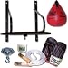 Everlast Platform Speed Bag 6-pc. Set - Black/ Red
