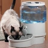  : Pet Waterer-Holds 2 Gallons of Water (Light Grey) (10.5"H x 19"W x 10.5"D)