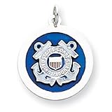 Sterling Silver US Coast Guard Disc