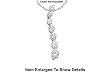 Stunning 10k Solid Gold Genuine Diamond Journey Pendant